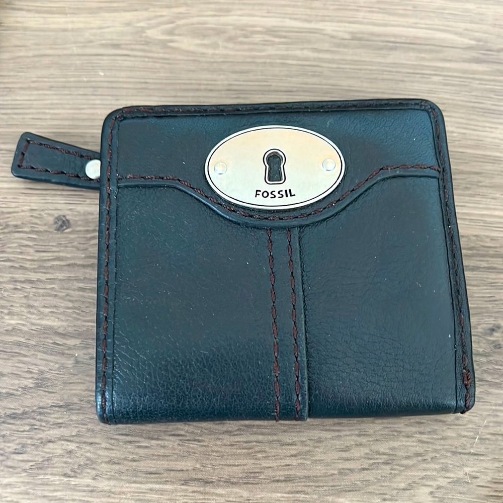 Black Fossil Wallet
